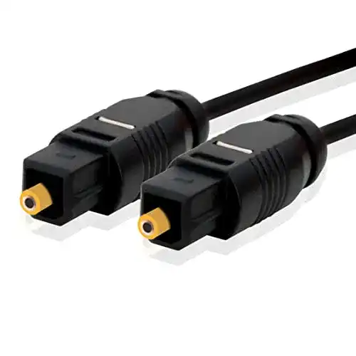 BIGtec 5 Meter Toslink Kabel für digitale Audioübertragung