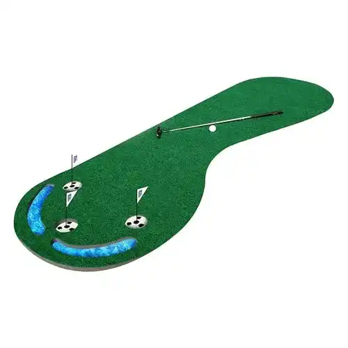 PGA Putting-Matte mit drei Löchern, 90 x 24 cm für Golftraining