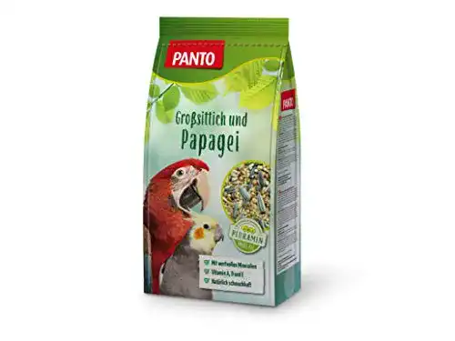 Papageienfutter Panto für Großsittiche mit Pluramin