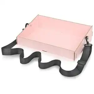 Bauchladen für Junggesellinnenabschied in Rosa, 40 x 26 x 10,5 cm
