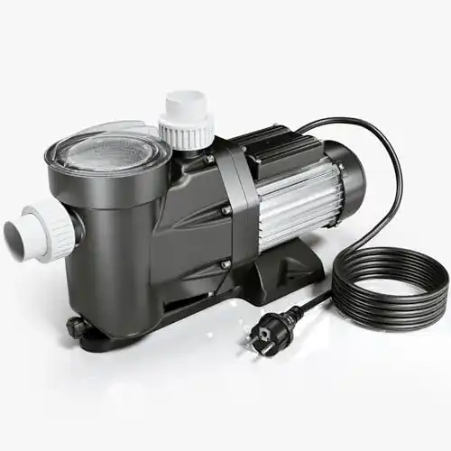 Wiltec Schwimmbadpumpe 19200 l/h 750 W für große Pools