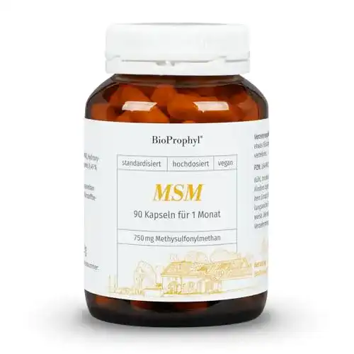 MSM Kapseln BioProphyl – 750 mg reines Methylsulfonylmethan