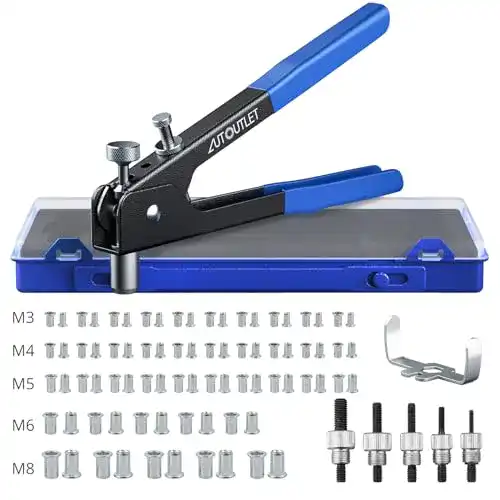 Nietmutternzange Set von AUTOUTLET mit 86 Teilen
