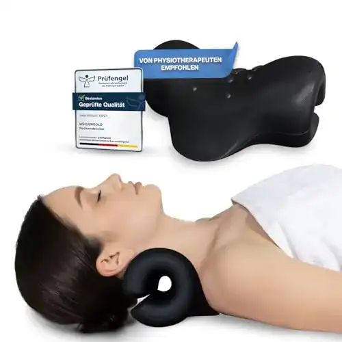 Nackenstrecker Wellengold – Orthopädischer Nackendehner gegen Nackenschmerzen