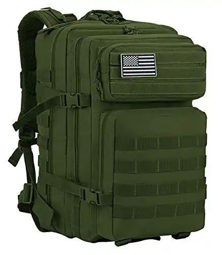 Rucksack 45 Liter von Supersun im Militär-Design