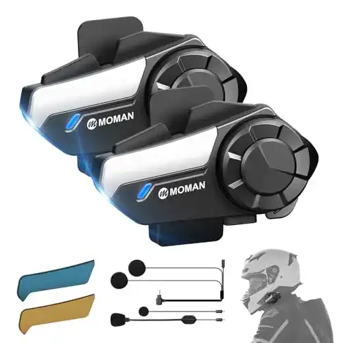 Moman H2 Pro Motorrad Intercom Headset Vergleich