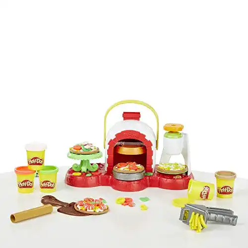 Play-Doh Pizzaofen mit 5 bunten Knetdosen für kreative Spielstunden