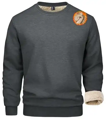 Fleecepullover für Herren von MAGCOMSEN im Crewneck-Stil