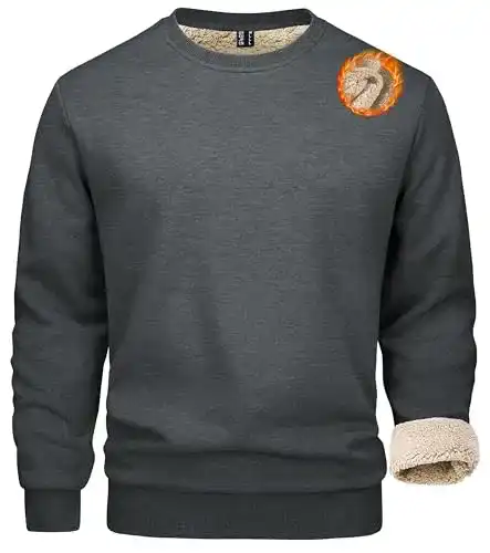 Fleecepullover für Herren von MAGCOMSEN im Crewneck-Stil