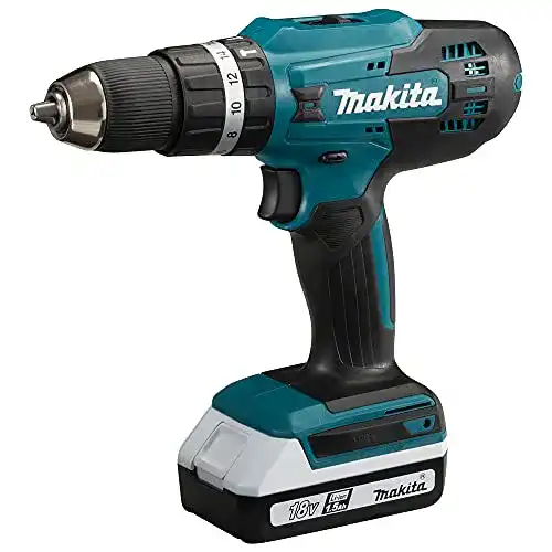 Makita Akku Schlagbohrschrauber HP488DWE mit 18 V Akkus