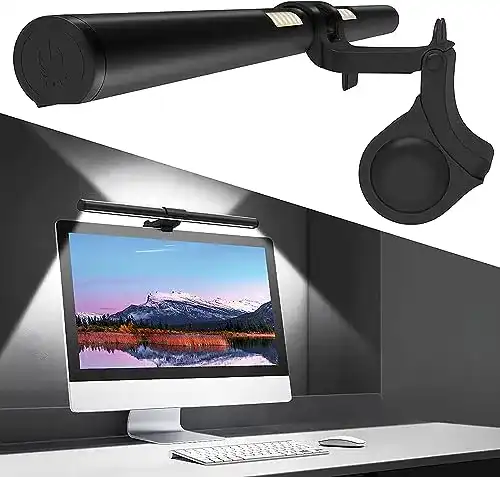 Oowolf USB e-Reading Lampe für Computer-Monitore mit dimmbarer Helligkeit