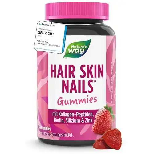 Haar-Gummibärchen von Nature’s Way für Haut, Haare und Nägel