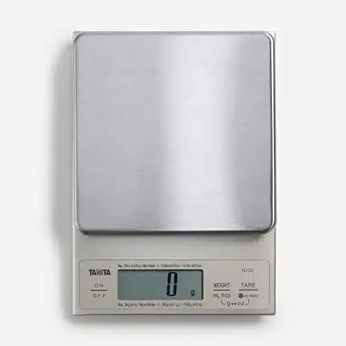 Tanita KD321SV33 Küchenwaage mit Feinteilung bis 3 kg