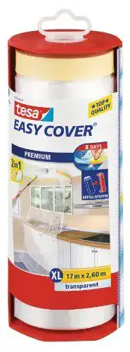 Abdeckfolie tesa Easy Cover Premium für Malerarbeiten 2 in 1
