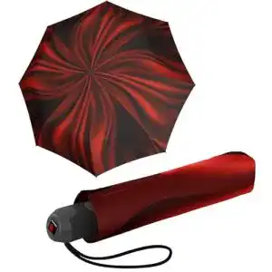 Knirps Taschenschirm E.200 Medium Duomatic, rot, 96 cm