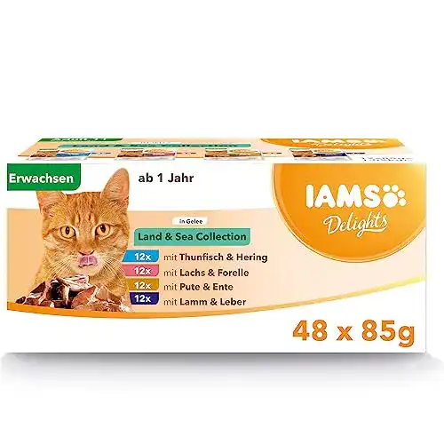 Iams Katzenfutter Delights Land & Sea Collection für Katzen