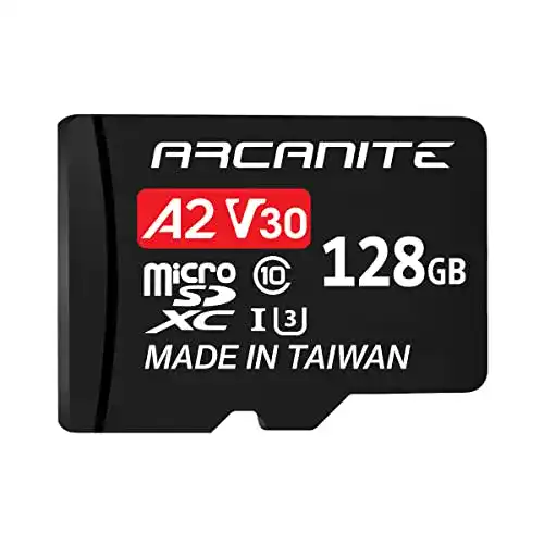 ARCANITE 128 GB microSDXC-Speicherkarte mit Adapter