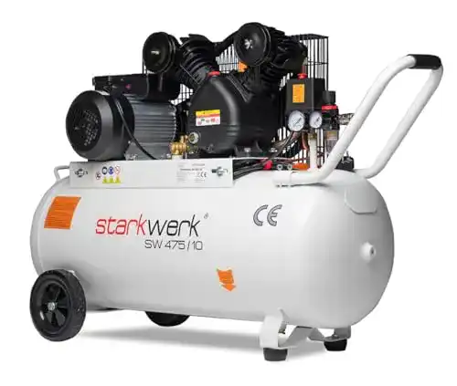 Druckluftkompressor Starkwerk SW 475/10 mit 100 Litern Kesselvolumen