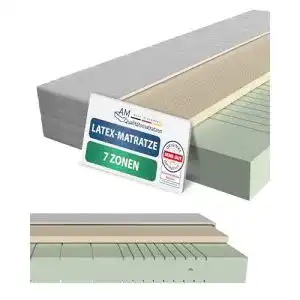 Matratze 200 x 200 cm von AM Qualitätsmatratzen – Latex-Matratze