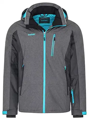 Skijacken für Herren von Icefeld – Winterjacke und Snowboardjacke