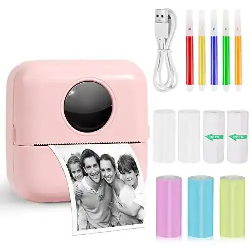 Mobiler Drucker GuKKK Mini – Tragbarer Fotodrucker für Smartphones