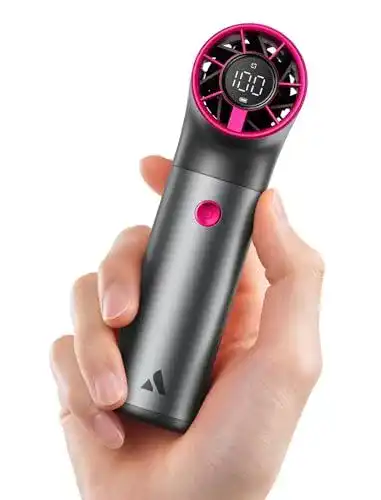 Aecooly Handventilator Tragbar mit 19000 U/min und 15 Stunden Laufzeit