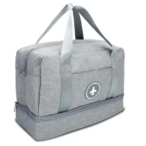Wasserdichte Reisetasche Intirilife grau – 40 x 17 x 30 cm