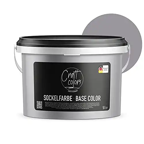 Sockelfarbe Craft Colors 5L Steingrau Farbe für Beton und Fassaden