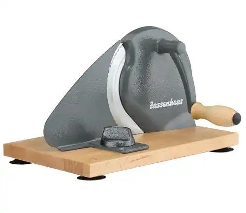 Manuelle Brotschneidemaschine Zassenhaus Classic in Grau