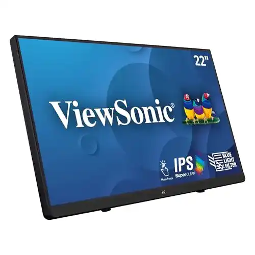 22 Zoll ViewSonic TD2230 Touch Monitor mit Full HD IPS-Panel