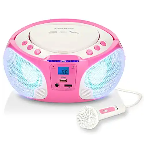 Lenco SCD-650 CD-Player – Tragbares CD-Radio für Kinder