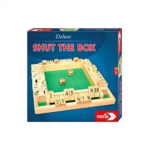 Shut the Box Noris 606108013 Deluxe – Spieleklassiker aus Holz