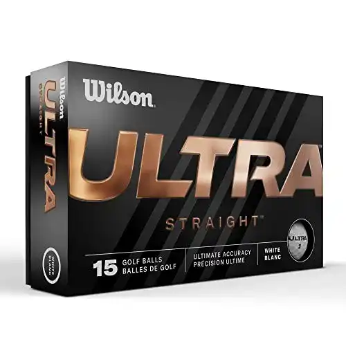 Wilson Golfbälle für Erwachsene – Gerade Golfbälle in Weiß