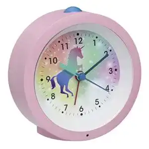 TFA Dostmann analoger Kinderwecker Einhorn mit Weckalarm und Beleuchtung