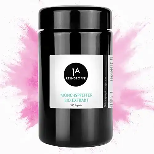 Mönchspfeffer Bio Extrakt Kapseln – 365 vegane Kapseln ohne Zusätze