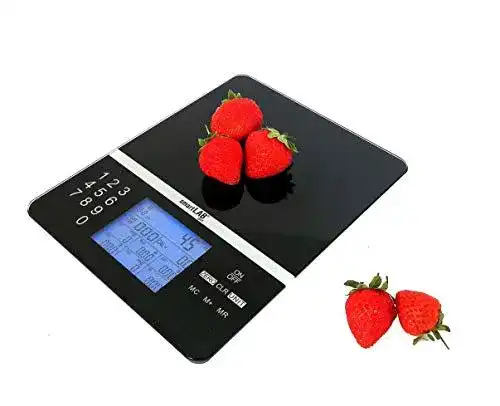 Digitale Küchenwaage mit Nährwertanalyse und 5 kg Tragkraft