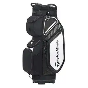 Golfbag TaylorMade Pro 8.0 Cart Bag in Schwarz Weiß Charcoal