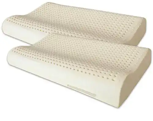 Naturlatex-Kissen Marcapiuma Paar Kissen aus Naturleder