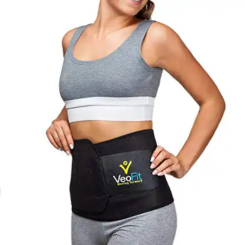 VEOFIT Schwitzgürtel für Bauchtraining und Fettverbrennung