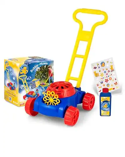 Seifenblasen Rasenmäher Pustefix Bubble-Mower für Kinder