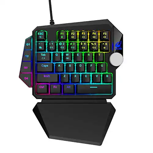 Einhand-Tastatur UrChoiceLtd mechanisch für Gaming