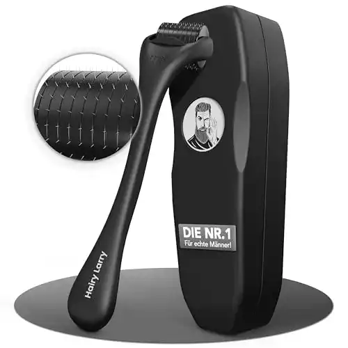Bartroller Hairy Larry 0.5mm mit echten Nadeln für Bartwuchs