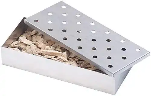 Räucherbox aus Edelstahl für Grill und BBQ
