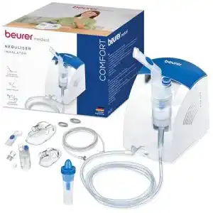 Beurer IH 26 Inhalator mit Nasendusche und Zubehör für Atemwegserkrankungen