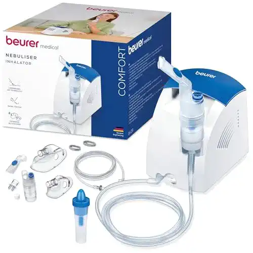 Beurer IH 26 Inhalator mit Nasendusche und Zubehör für Atemwegserkrankungen