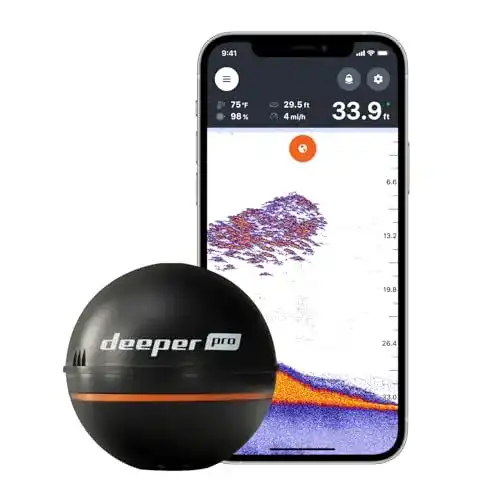 Fischfinder Deeper PRO smart, W-LAN für Kajak- und Belly Boot