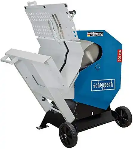 Wippsäge 400 V Scheppach WOX D700SL mit HW Sägeblatt und Wippenverlängerung