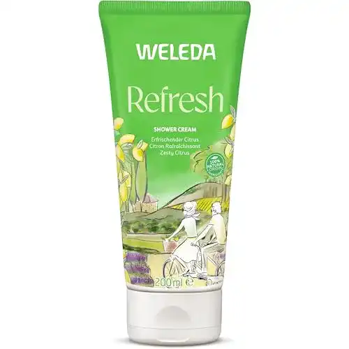 Weleda Bio Refresh Duschgel vegan – Naturkosmetik mit Zitrone und Orange