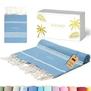 Strandtuch Soltako Bali 200×200 aus 100% Baumwolle