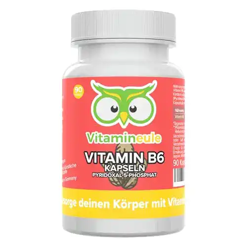 Vitamin B6 Kapseln mit 25 mg P-5-P, hochdosiert und vegan